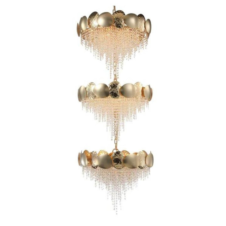Fervor Crystal Chandelier Light – Elegant Modern Ceiling Lighting Fixture for Stylish Interiors
