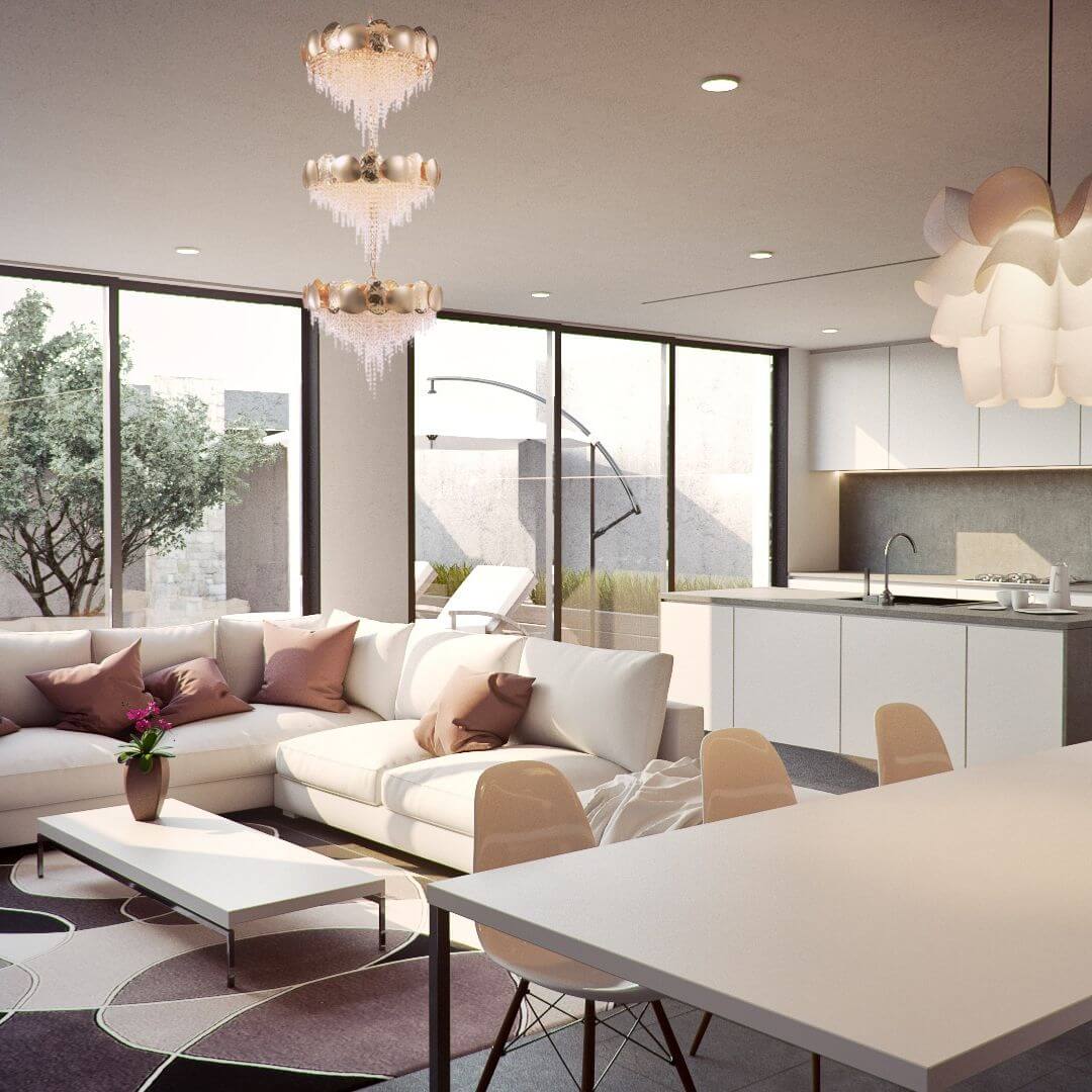 Fervor Crystal Chandelier Light Hanging in Living Room – Elegant Modern Ceiling Lighting