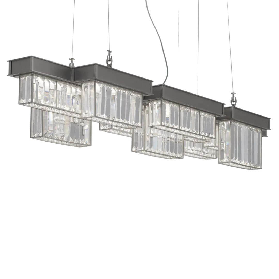 Fizzle Crystal Chandelier Light – Elegant Modern Ceiling Light Fixture for Luxurious Interiors