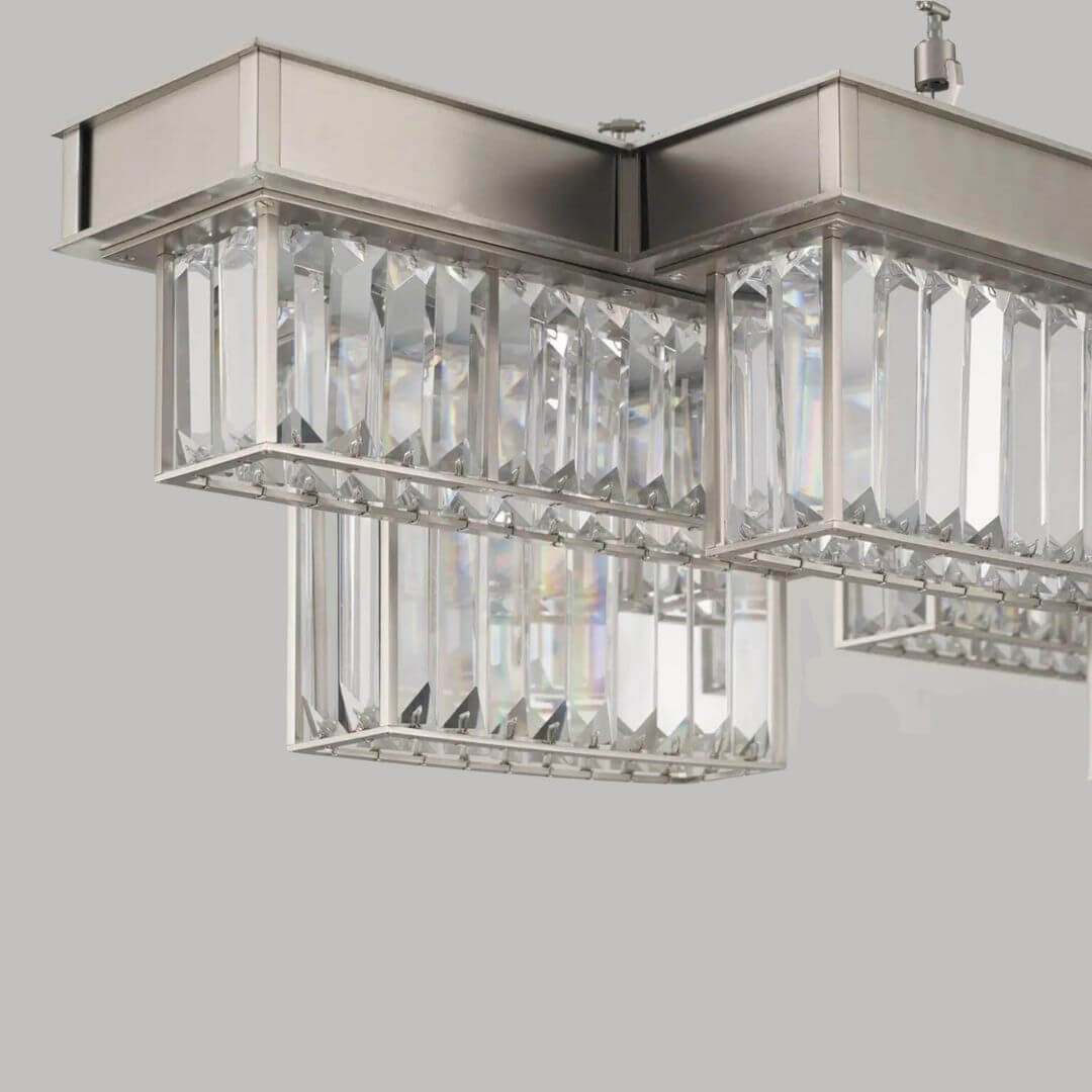 Fizzle Crystal Chandelier Light – Elegant Modern Ceiling Light Fixture for Luxurious Interiors