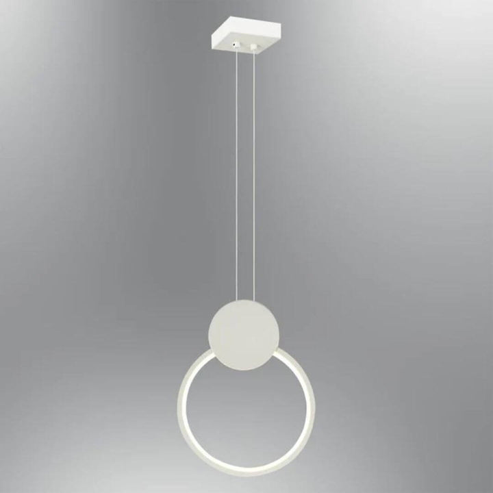 Full View of Gleam Circular Pendant Light Hanging – Contemporary Modern Pendant Lighting