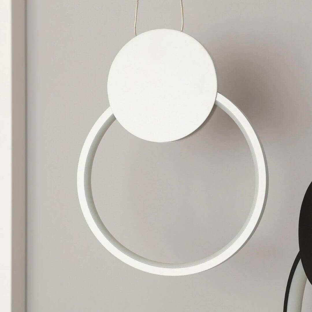 Close-Up View of Gleam Circular Pendant Light – Modern Elegant Pendant Lighting Detail