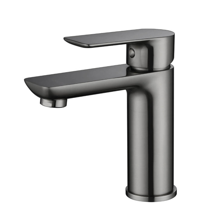 Glixen Eclipse basin mixer faucet close-up modern chrome finish