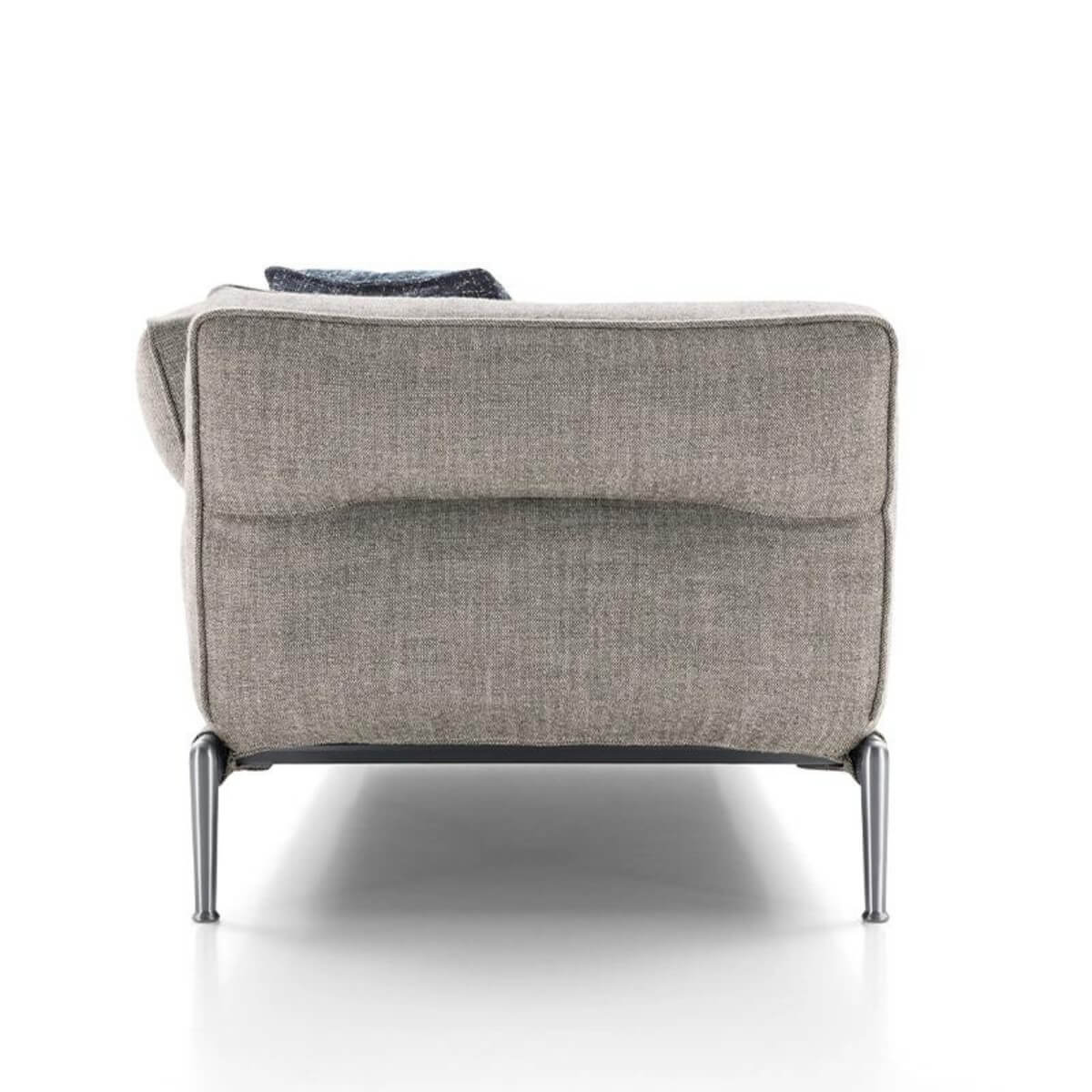 Side view of Graceful Grandeur KS18 Ada sofa with cotton-linen upholstery – sleek design featuring plush cushions and refined craftsmanship