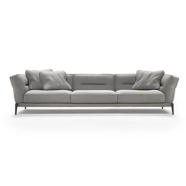 Graceful Grandeur KS18 Ada sofa with custom cotton-linen upholstery – elegant design featuring plush cushions and sophisticated style