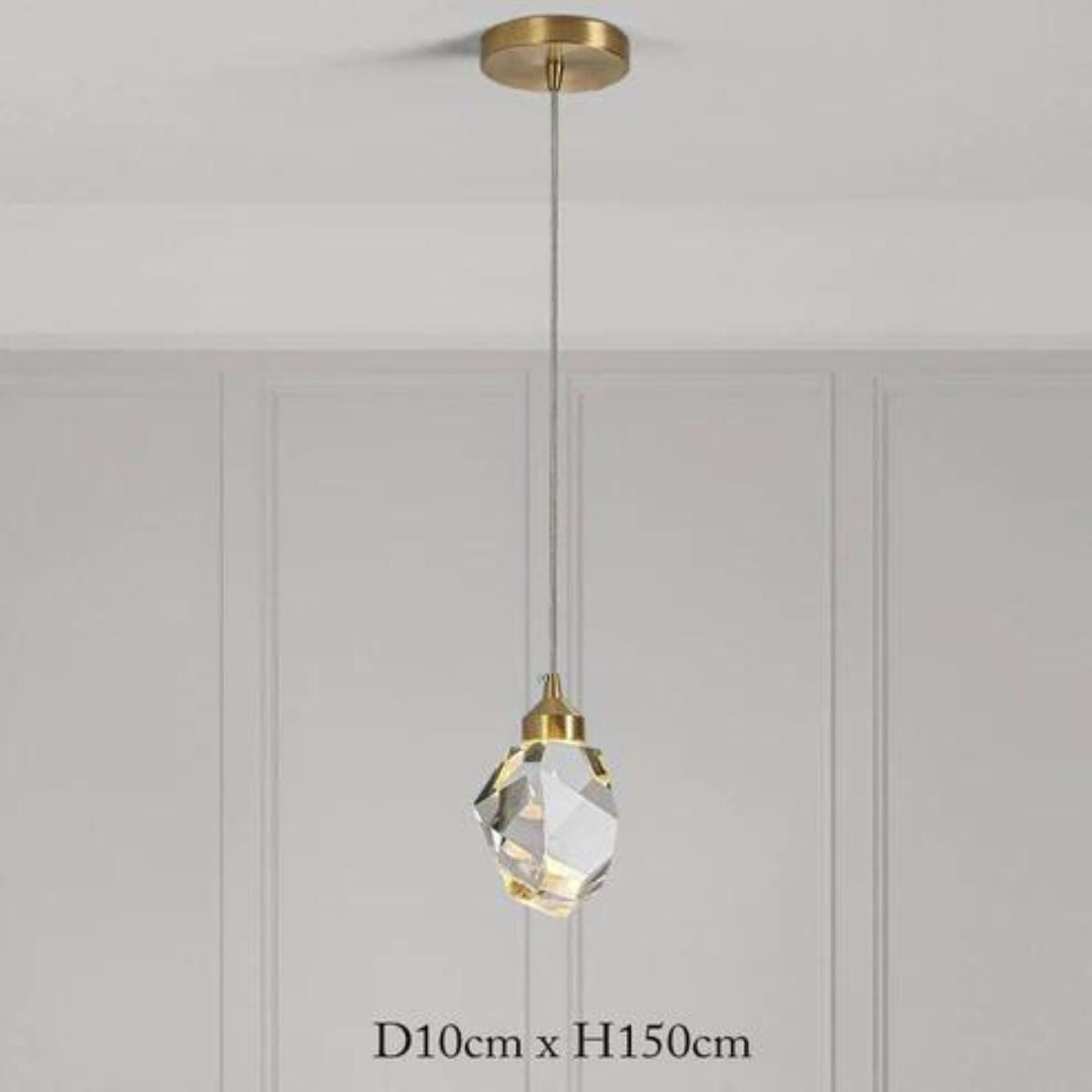 Harmony single-piece pendant light with minimalist design, ideal for modern interior lighting and elegant ambiance