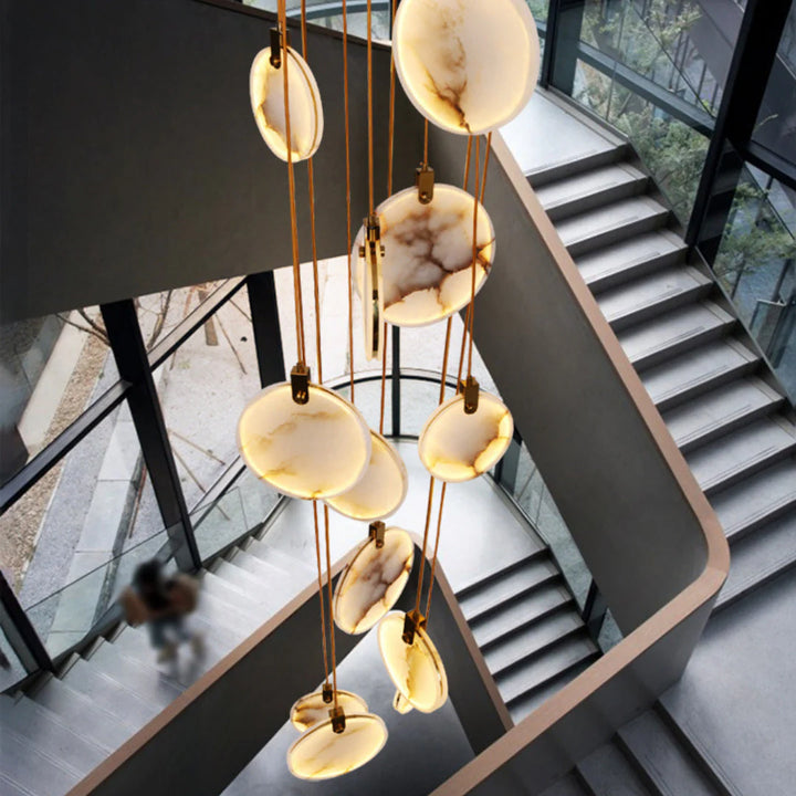 Harvest Alabaster Pendant Lamp Modern Lighting Top View