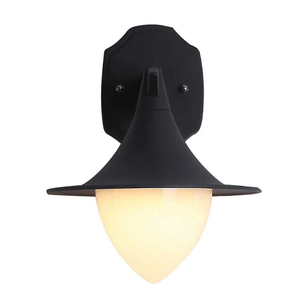 Front view of HEXAGLOW LED Wall Light – Sleek hexagonal design with warm white LED illumination for stylish indoor and outdoor lighting.