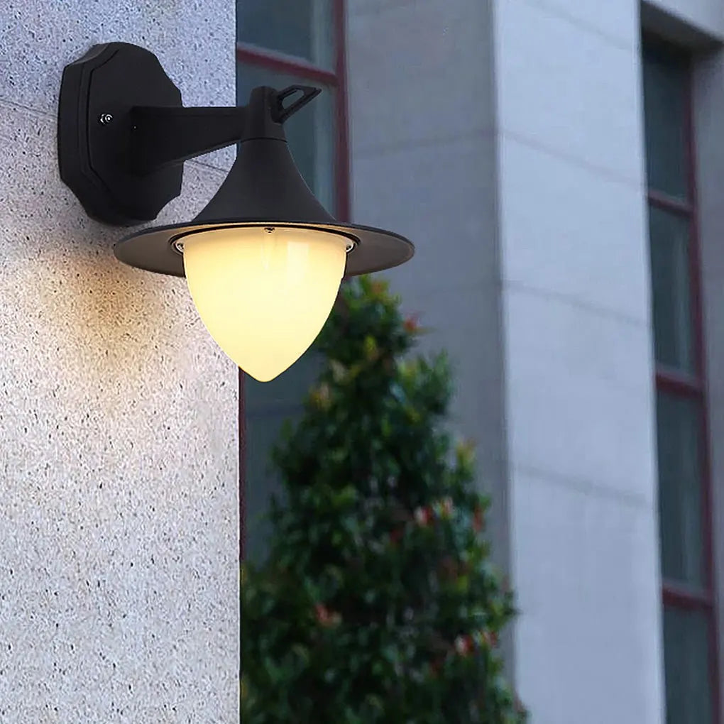 Outdoor view of HEXAGLOW LED Wall Light – Durable, energy-efficient lighting with a unique hexagonal design for exterior spaces.