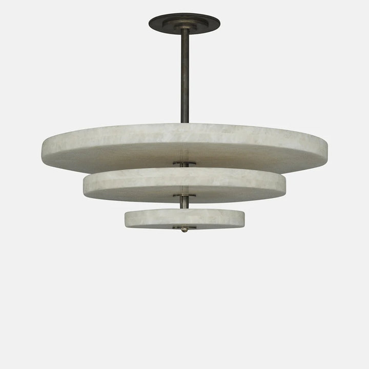 Ice Queen luxury alabaster chandelier front view showcasing elegant crystals and luxurious modern design