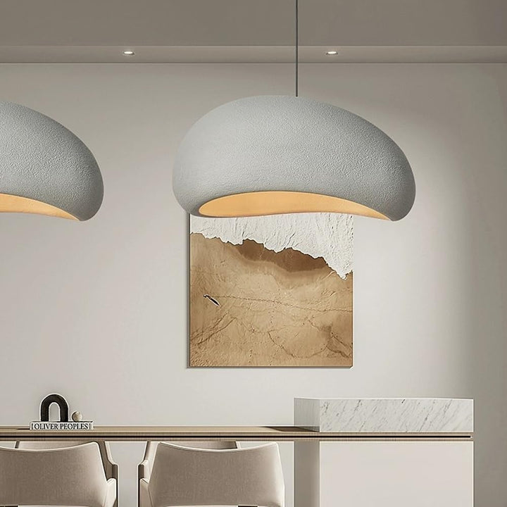 Igloo 40 resin pendant light – main view highlighting smooth resin dome and modern minimalist design.