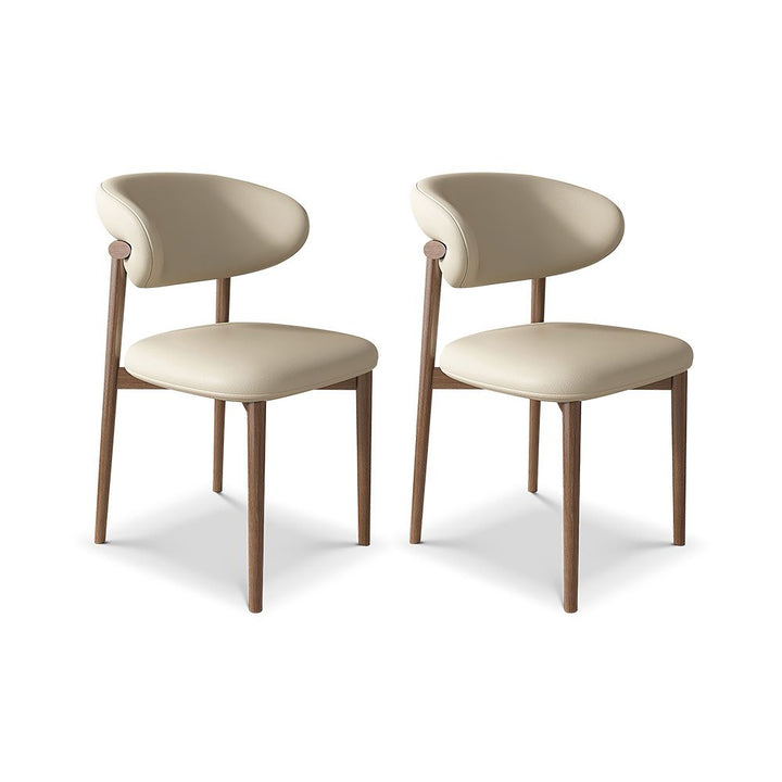 Japandi design chair with natural wood finish and minimalist silhouette, ideal for elegant modern interiors