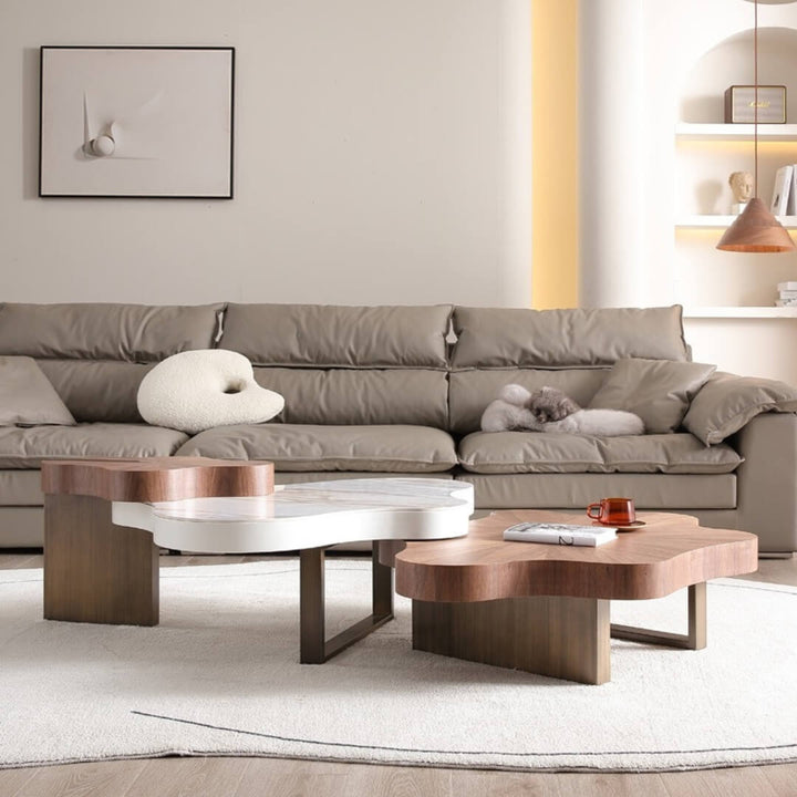 Front view of Jasper designer coffee table in Perth, Australia with elegant modern design
