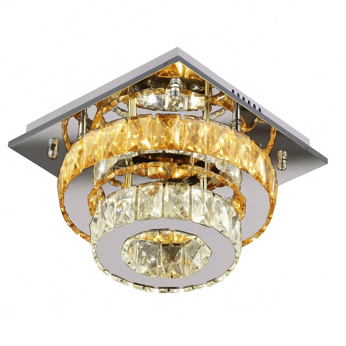 Jennifer S flush mount ceiling LED light installed in an elegant interior, providing sleek modern lighting