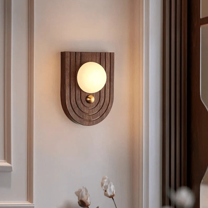  Koyan alabaster wall lamp modern lighting, living room view highlighting elegant and stylish décor