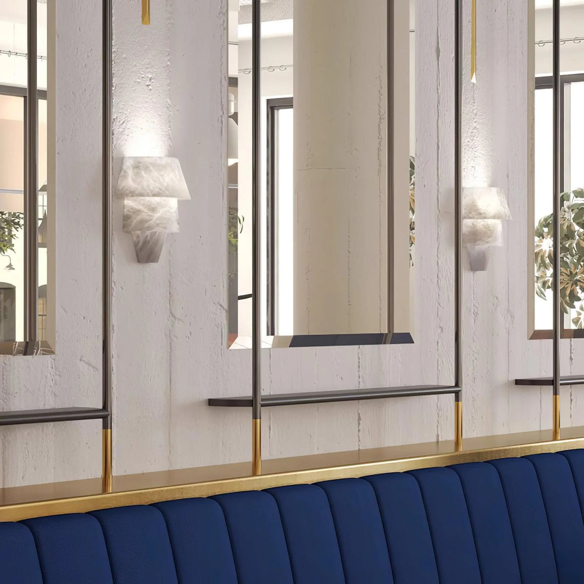 Laboratory Marble Wall Light Modern Lighting Living Room View