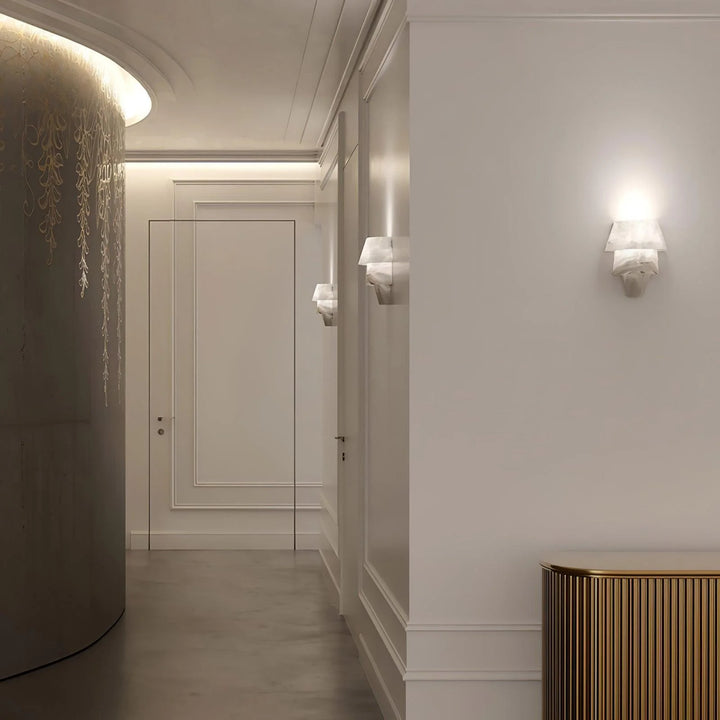 Laboratory Marble Wall Light Modern Lighting Front View