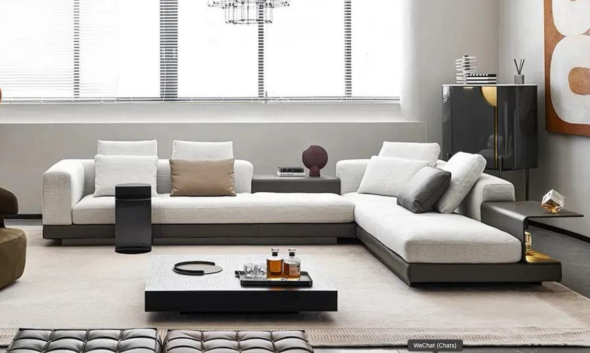 Customised made-to-order living room sofa with estimated arrival time, designed for modern living spaces