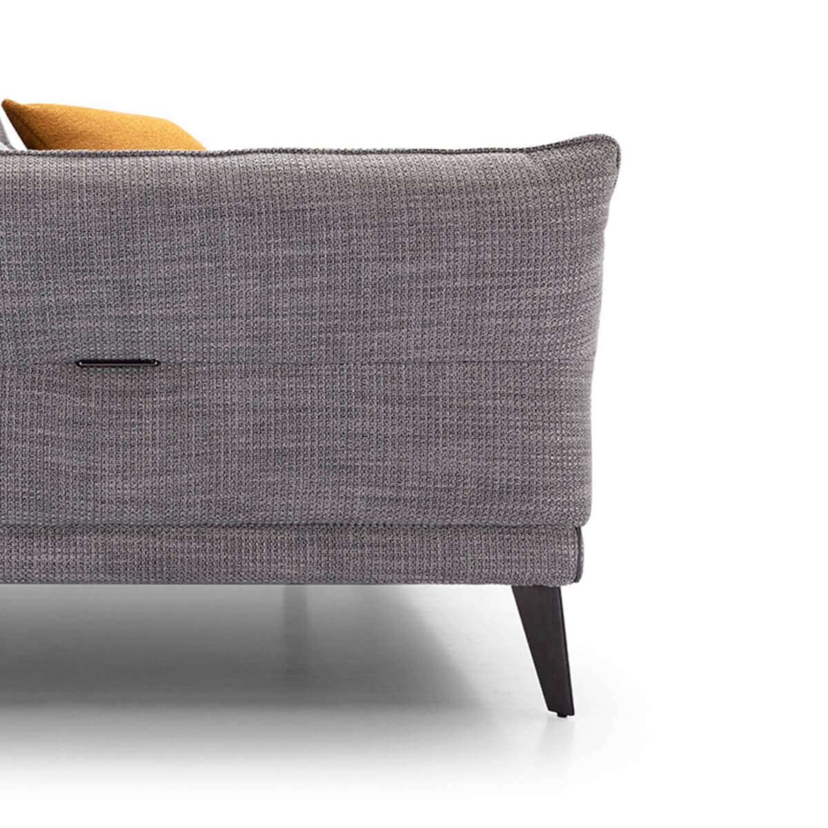 Back view of Lounge Luxury KS27 sofa with cotton-linen upholstery – sleek modern design featuring clean lines and quality craftsmanship