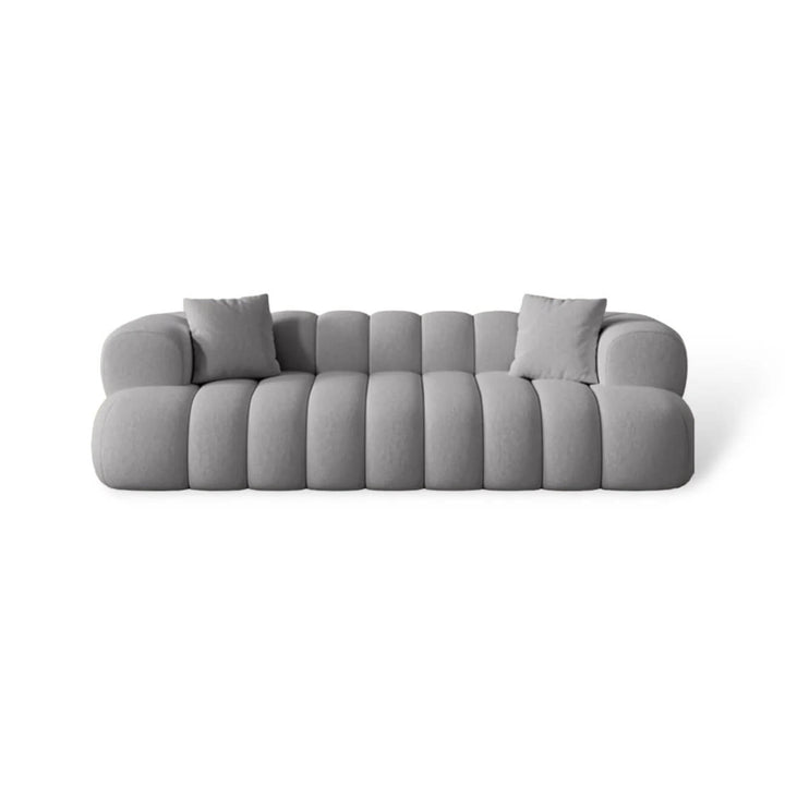 Front view of Luma Cloud sofa with soft upholstery – stylish and comfortable modern seating.