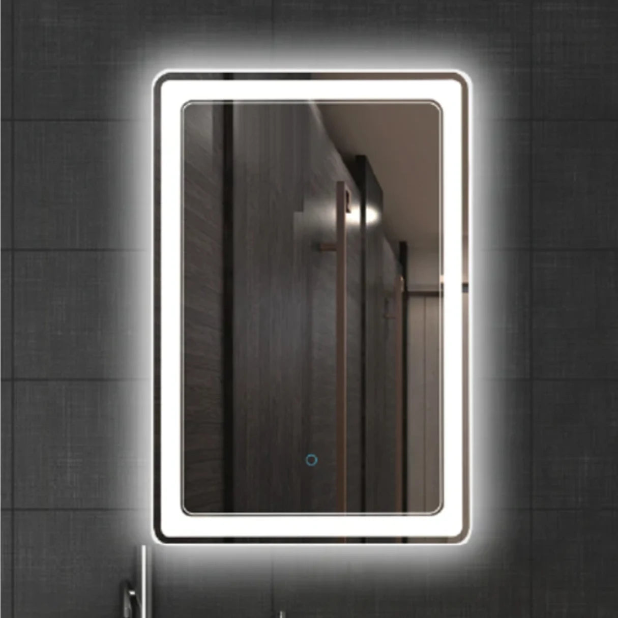 Lumi L1051 LED bathroom mirror with 3 color light, modern elegant design for stylish home interiors