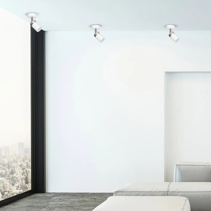 Luminea Spotlight GU10 wall and ceiling light chrome finish view