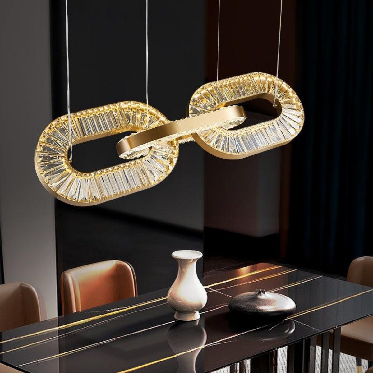 Top View of Lustre Chandelier Light in Australia – Elegant Modern Ceiling Lighting Fixture