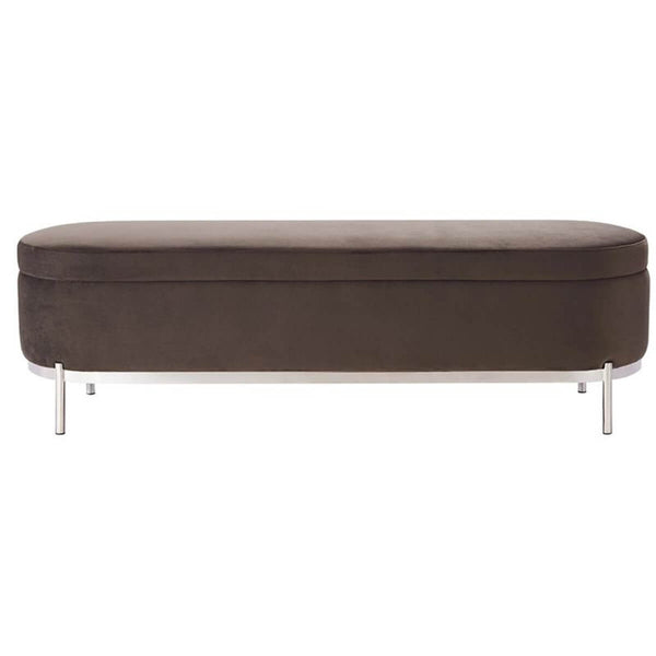 Luxurious Cozy Corner velvet bedroom bench – plush velvet upholstery with thick cushioning and elegant design, perfect for stylish bedroom corners