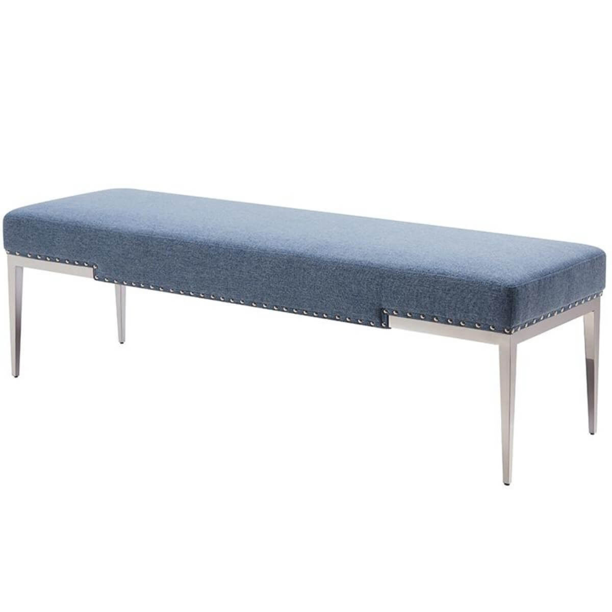 Luxurious Peaceful Perch velvet bedroom bench featuring plush velvet upholstery, thick cushioning, and elegant design for sophisticated and comfortable bedroom seating