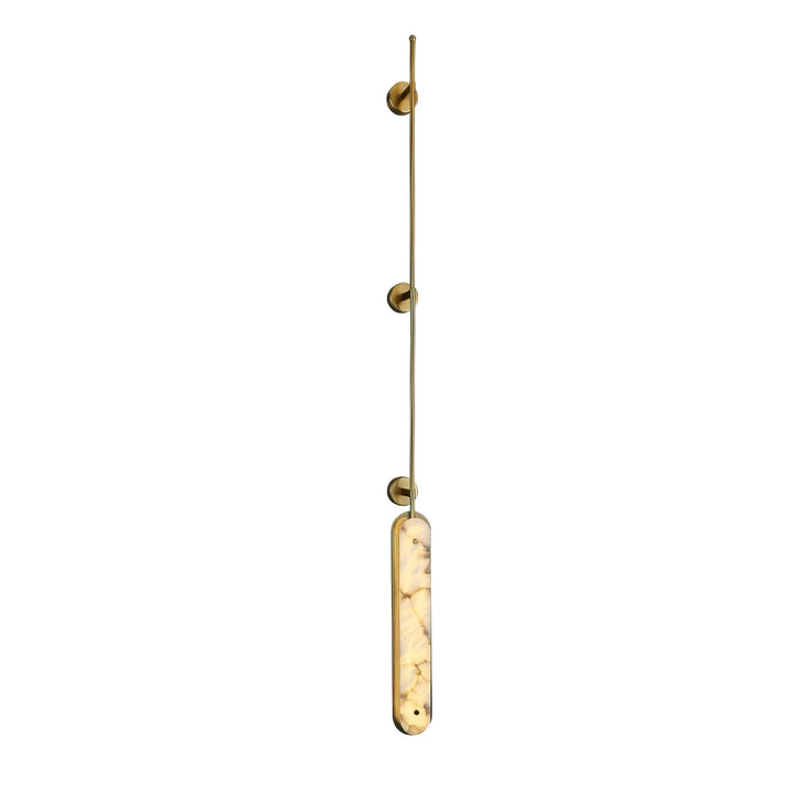 Lysandra modern wall sconce light angle view, showcasing elegant minimalist design for stylish interiors