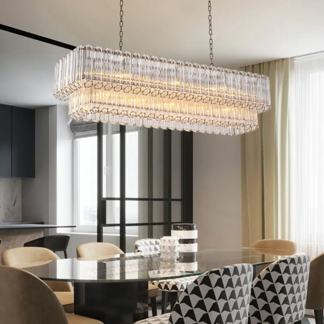 Massimo Rectangular Grand Chandelier