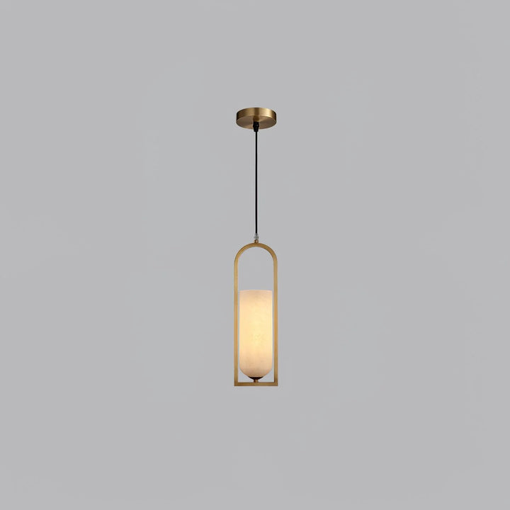 Melange small pendant ceiling light, front view elegant modern interior lighting decor