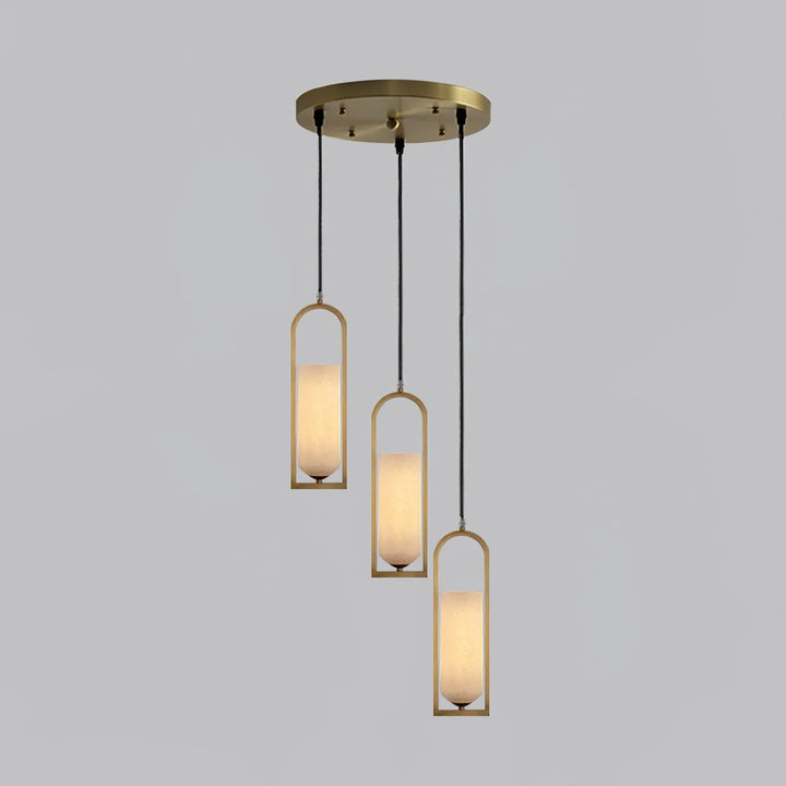 Melange small pendant ceiling light, 3-piece hanging design, elegant modern interior lighting