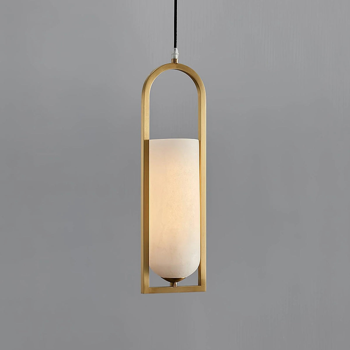 Melange small pendant ceiling light, side view, elegant modern interior lighting decor