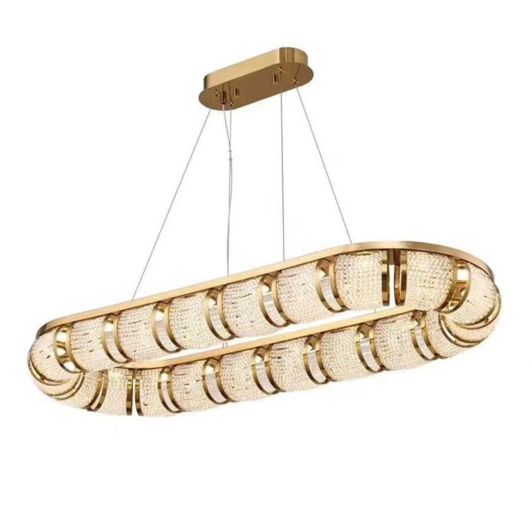 Side View of Mirage Chandelier Light – Elegant Modern Ceiling Lighting Fixture
