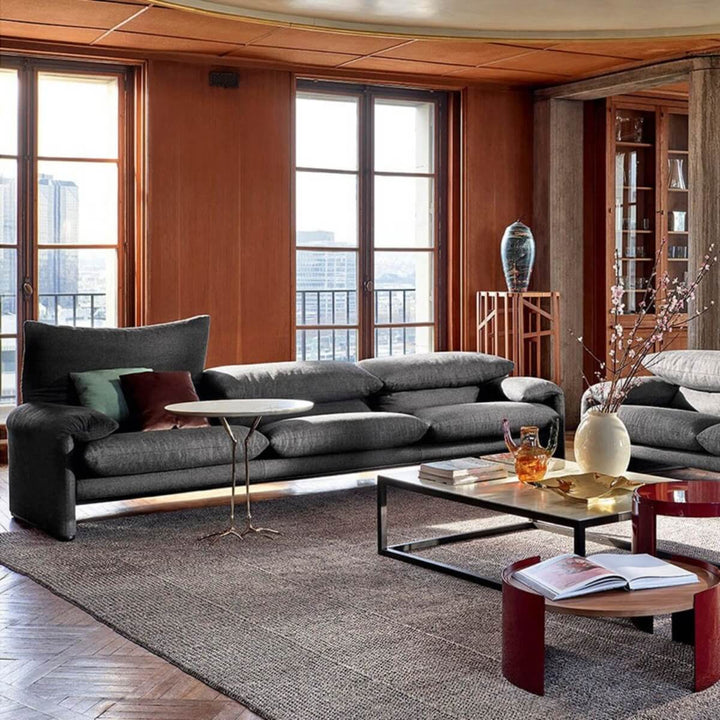 Modern Comfort Cove luxury three-seater sofa in a stylish living room – elegant seating blending premium comfort with contemporary décor