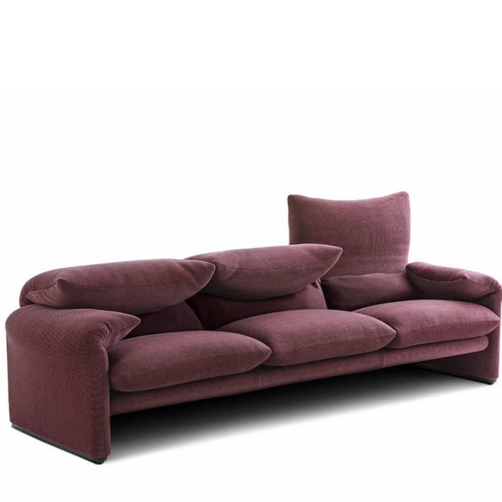 Side view of Modern Comfort Cove luxury three-seater sofa – featuring plush seating, clean lines, and elegant modern styling