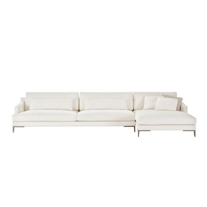 Custom-made ElegantEnclave sofa in cotton linen for stylish and comfortable living rooms