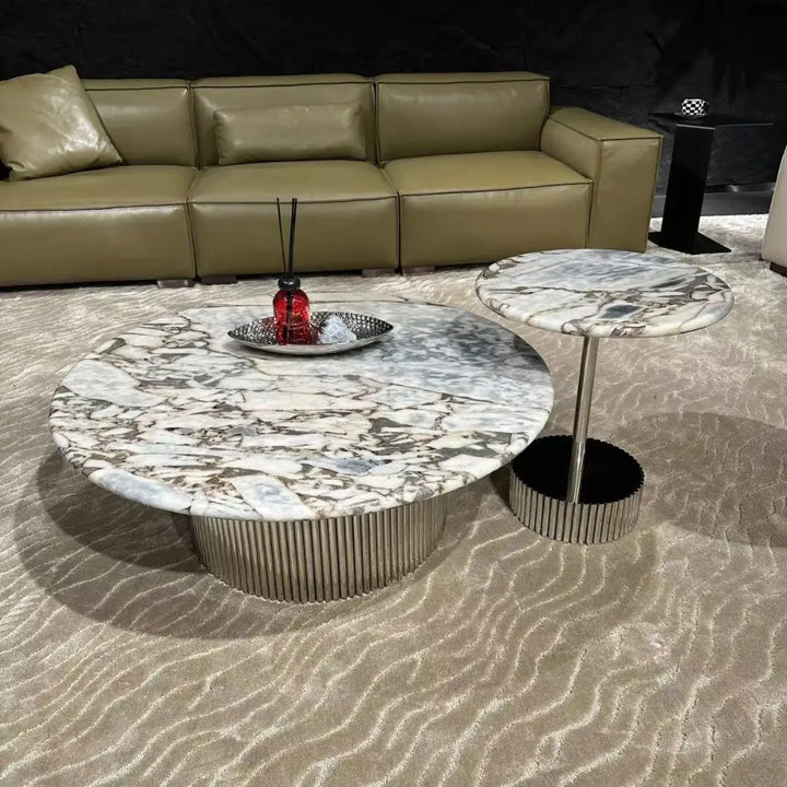 Modern Lily Coffee Table Set in Dining Room View Elegant Contemporary Furniture