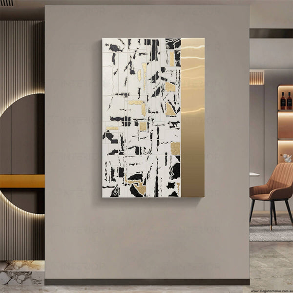 Modern SteelCraft Handcrafted 3D Abstract Art – unique metal sculpture with geometric shapes and contemporary design for stylish interior decor.