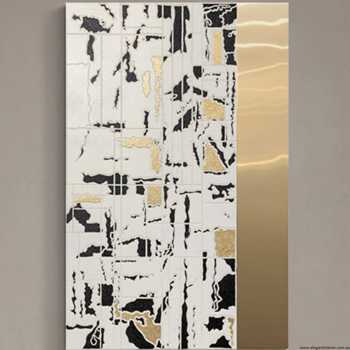 Modern SteelCraft Handcrafted 3D Abstract Art Close View – detailed shot of geometric metal sculpture highlighting craftsmanship and textured finish.