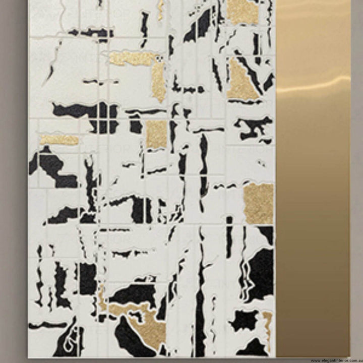 Modern SteelCraft Handcrafted 3D Abstract Art Close View – detailed shot of geometric metal sculpture highlighting craftsmanship and textured finish.