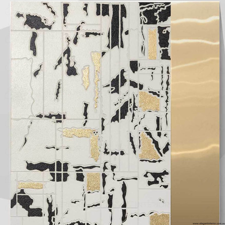 Modern SteelCraft Handcrafted 3D Abstract Art Close View – detailed shot of geometric metal sculpture highlighting craftsmanship and textured finish.