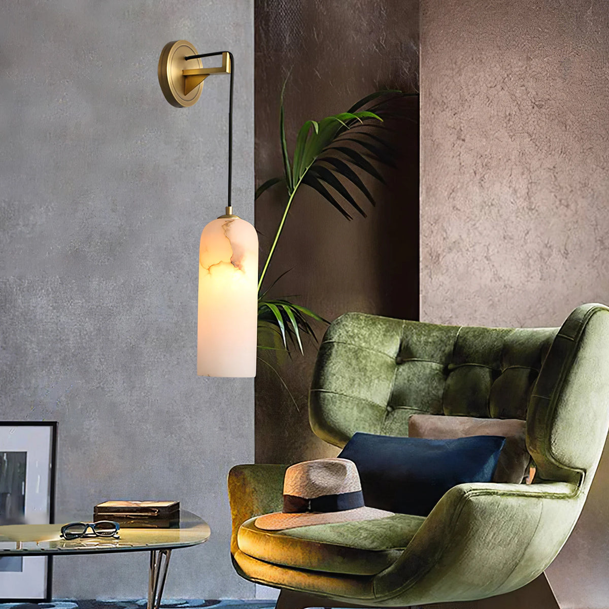 Monty Marble Wall Lamp Living Room Modern Elegant Indoor Lighting Fixture