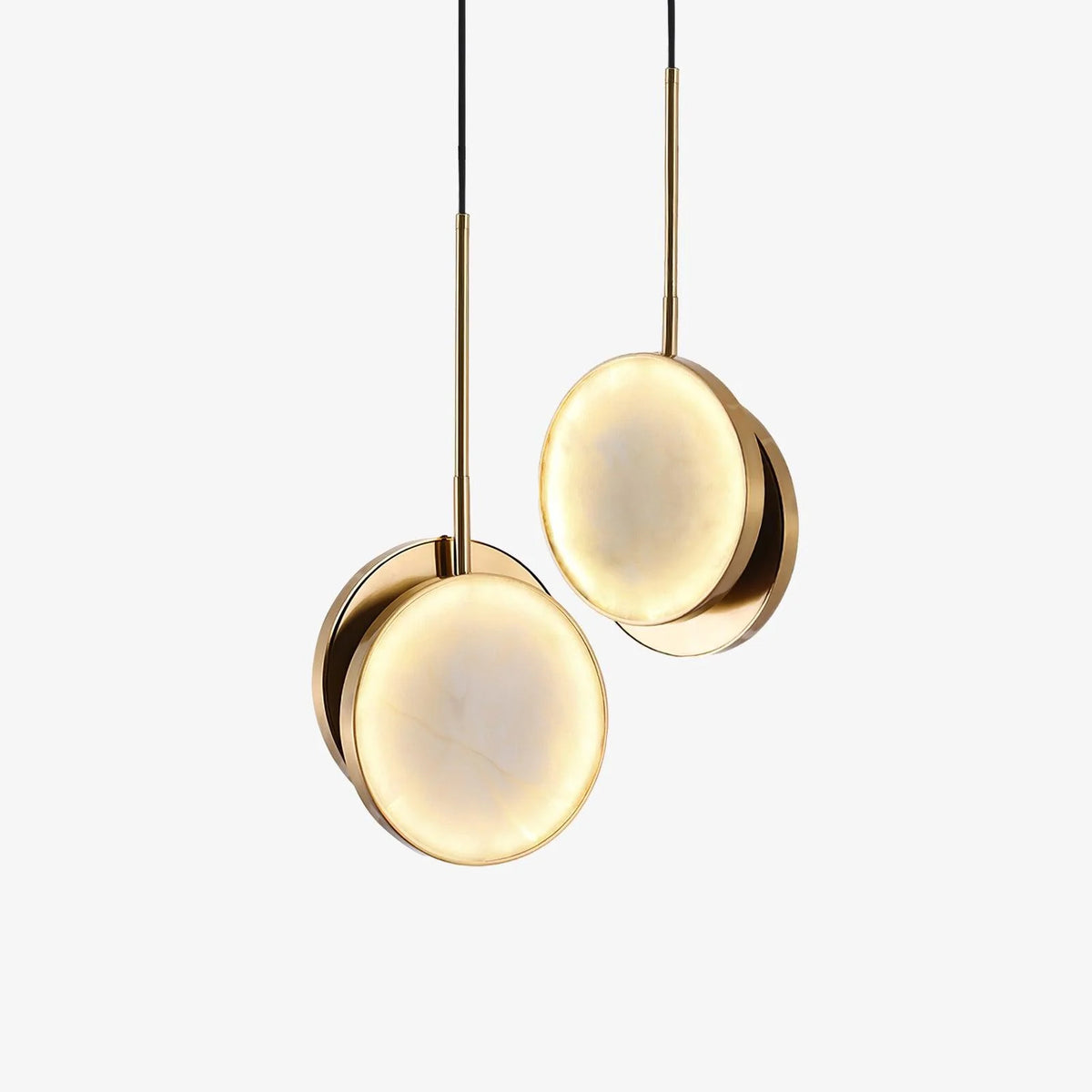 Hanging view of Moonshade pendant light for modern and stylish home lighting