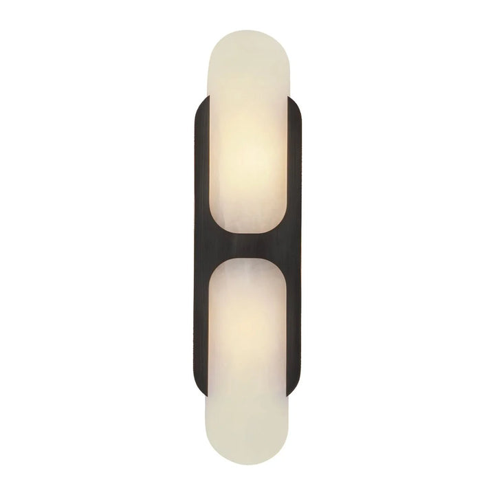Odin wall sconce modern lighting with black metal finish, contemporary style for home décor