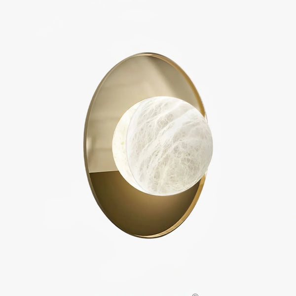 Ophela alabaster sconce 01, modern elegant decorative wall light for stylish home interiors