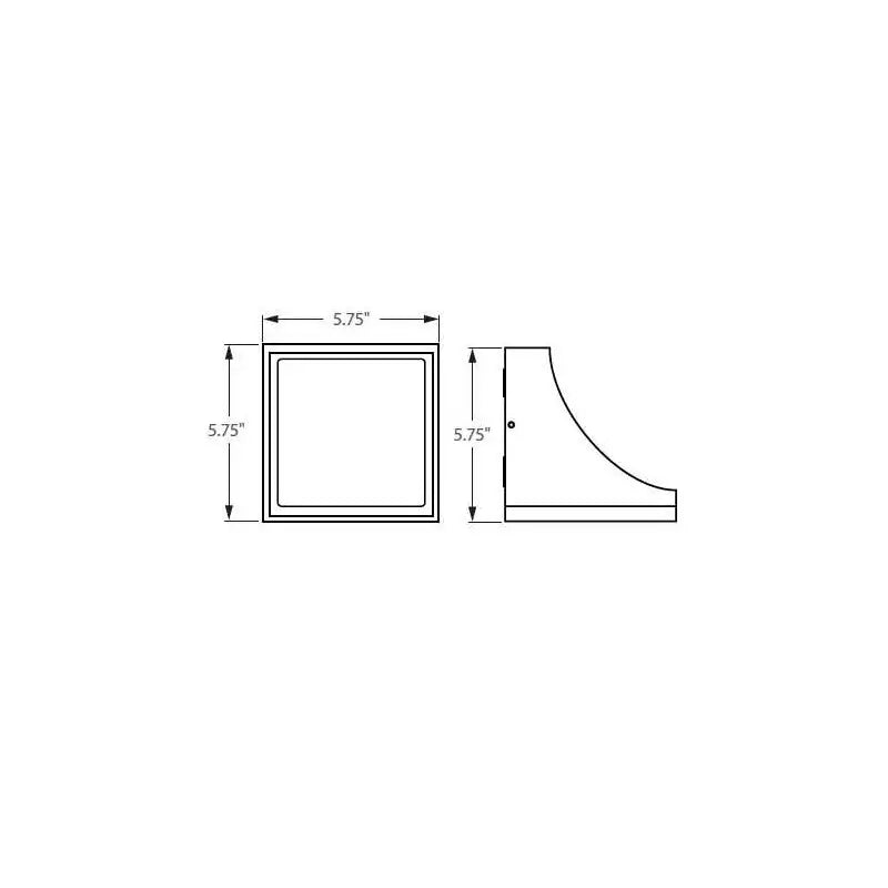 Dimensions of ORB LED Wall Light – Detailed specifications for precise installation and fit in contemporary spaces.
