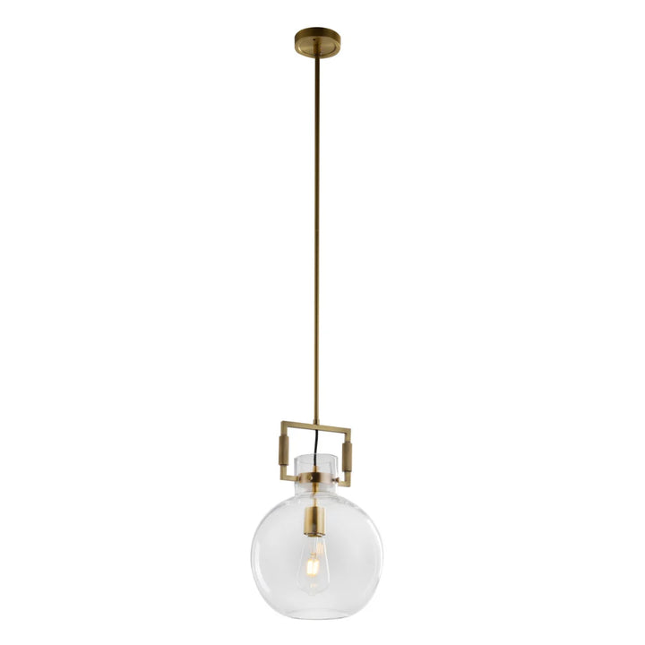 Orlina Modern Minimalist Glass Pendant Light – Elegant Hanging Lighting Fixture for Dining Room or Kitchen Décor