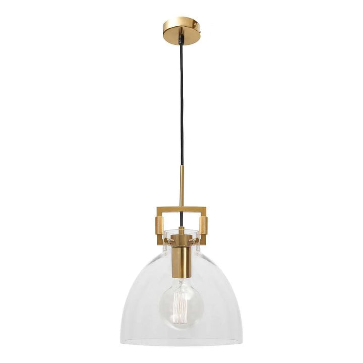 Orlina Pendant Light – Front View Showing Modern Minimalist Glass Shade and Sleek Pendant Design